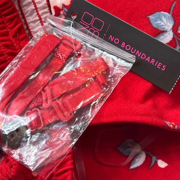 No Bounderies Red Floral Mini Dress XXXL NWT - Picture 9 of 10